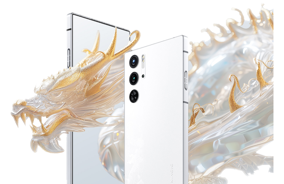 红魔9Pro 白色特别版 云海腾龙